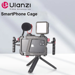 Ulanzi Lino Universal SmartPhone Cage Capa protetora com alça lateral