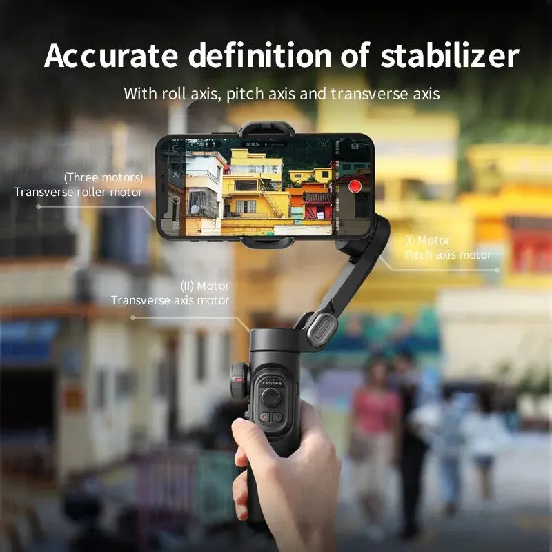 Gimbal Stabilizer SmartXE para Smartphone para iPhone Android  AOCHUAN 3-Axis Handheld