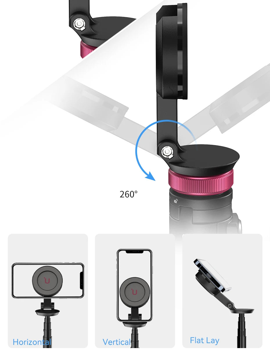 Ulanzi MT-84 1.53M Tripé Magnético para Selfie Stick Sem Fio Bluetooth