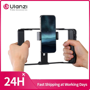 Ulanzi MA05 Universial Phone Cage Horizontal&Vertical Photography Phone Cage com controle remoto Bluetooth de 10M para vídeo Vlog